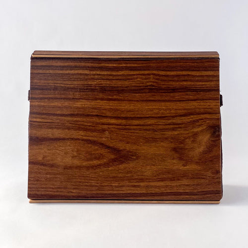 Wooden Cross-Body Bag Rosewood Santos