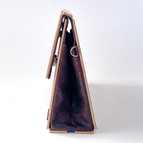 Wooden Cross-Body Bag Rosewood Santos