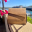 Wooden Curved Cross-Body Bag Zeebra