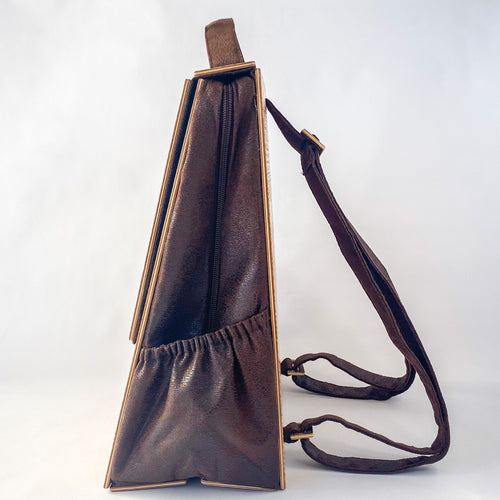 Wooden Backpack zebrano