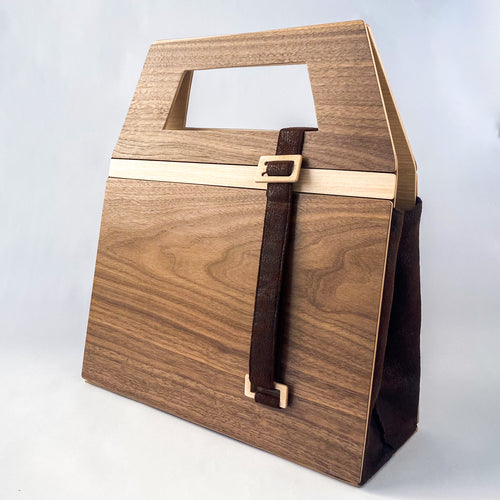 Wooden Carry Bag Rosewood Santos