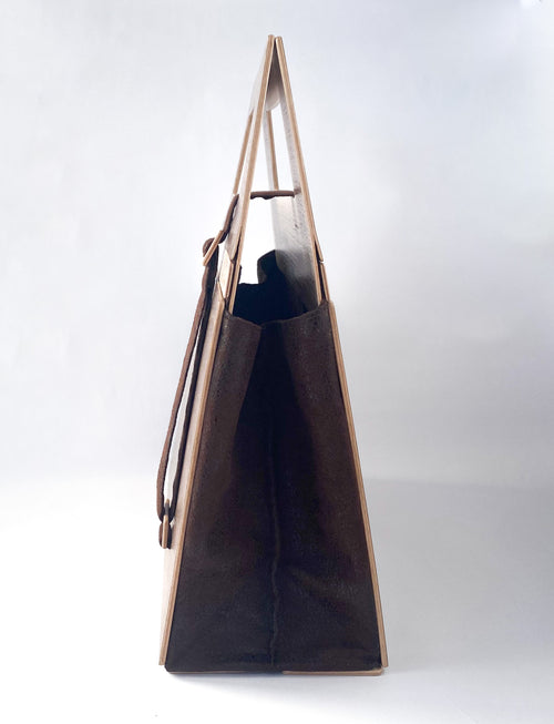 Wooden Carry Bag Rosewood Santos